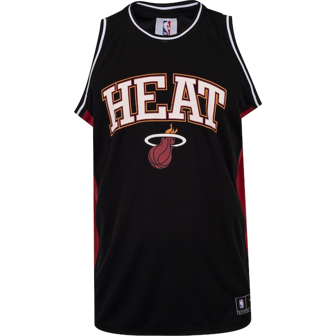 Camiseta Regata do Miami Heat NBA Masculina Showtime N1102 - Foto 1