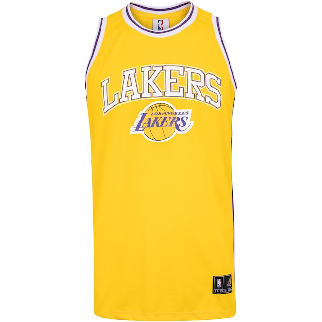 Camiseta Regata do Los Angeles Lakers NBA Masculina Showtime N1104 - Foto 1