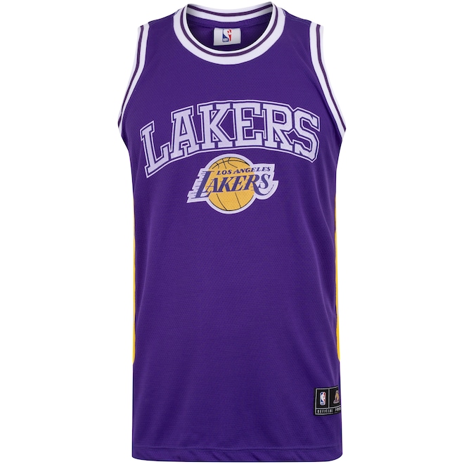 Camiseta Regata do Los Angeles Lakers NBA Masculina Showtime N1104 - Foto 1