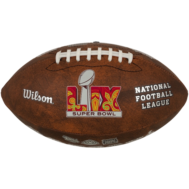 Bola de Futebol Americano Wilson NFL Super Bowl Lix - Foto 1