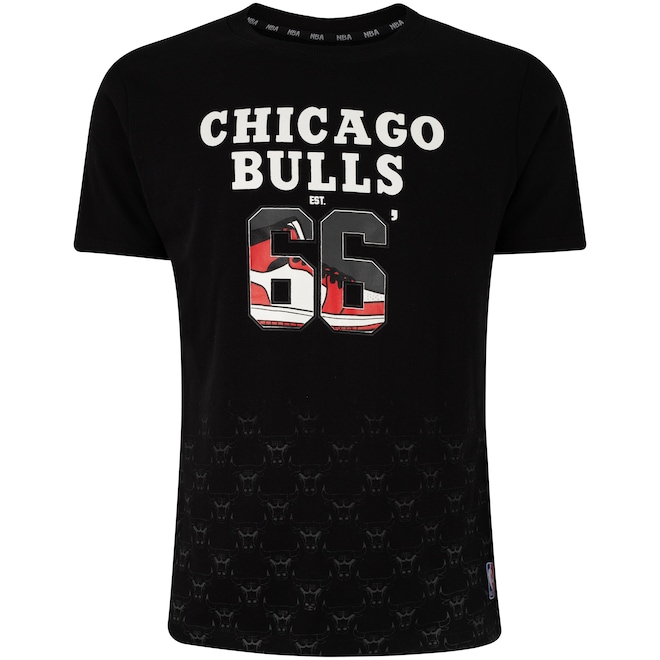Camiseta do Chicago Bulls NBA Masculina Sneakers NB751 - Foto 1