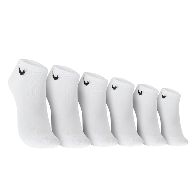 Kit 3 pares de Meias Nike Cushioned Ankle SP25 Cano Curto Infantil - Foto 1