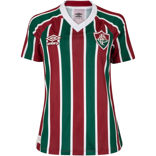 Camisa do Fluminense I 25 Umbro Feminina Torcedora - Foto 1