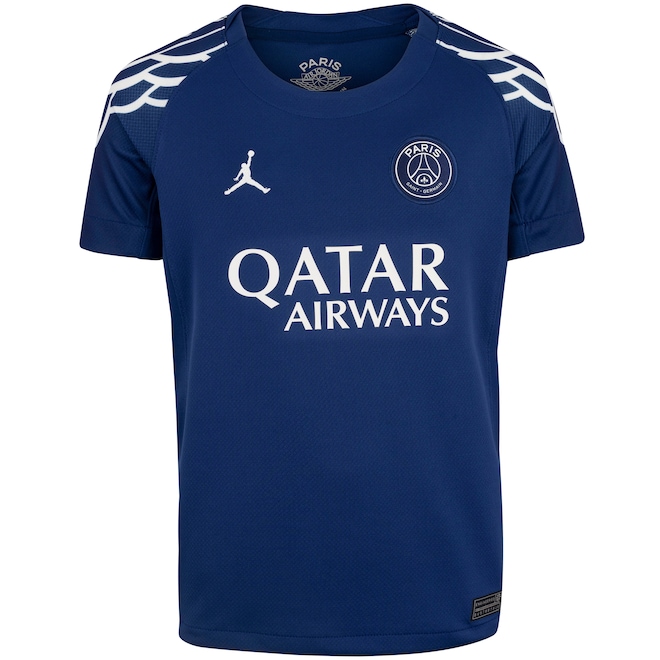 Camisa do Paris Saint-Germain III 25 Torcedor Nike Juvenil - Foto 1
