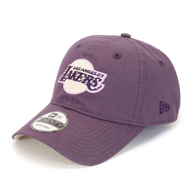 Boné do Los Angeles Lakers Aba Curva New Era NBA Strapback 920 Action Sunset Adulto - Foto 1