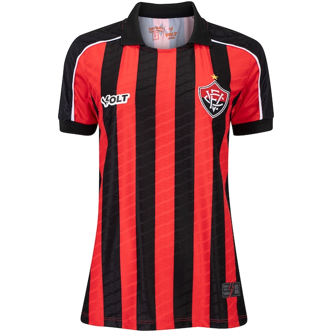 Camisa do Vitória-BA I 25 Torcedora Volt Feminina - Foto 1