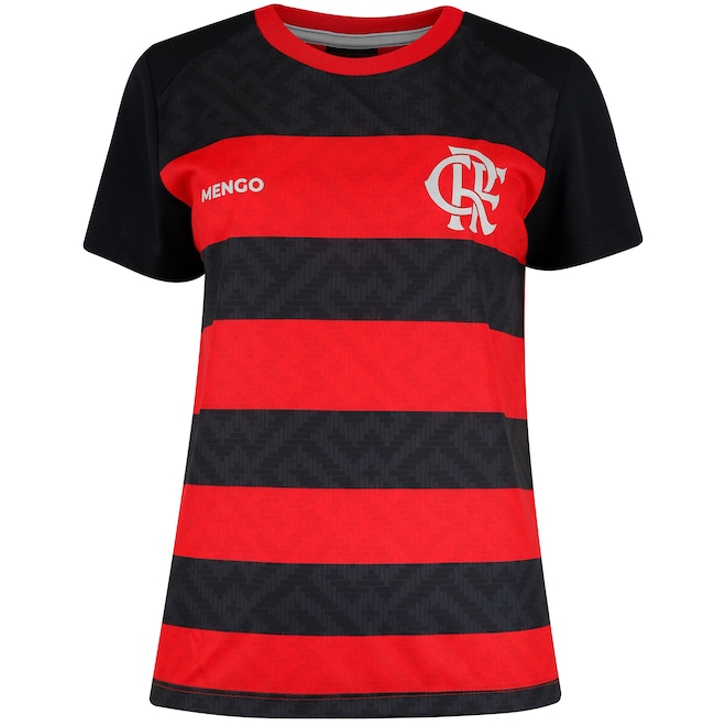 Camiseta do Flamengo Braziline Principia Feminina - Foto 1