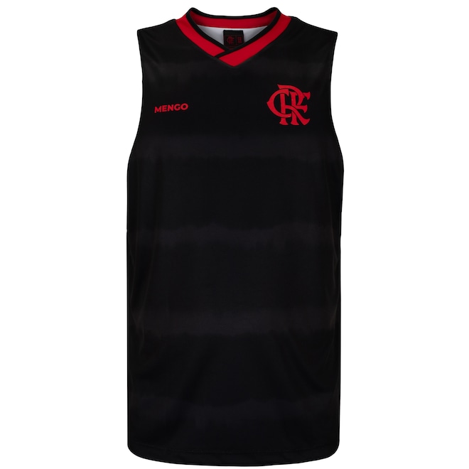 Camiseta Regata do Flamengo Braziline Masculina Trajeto Dupla Face - Foto 1