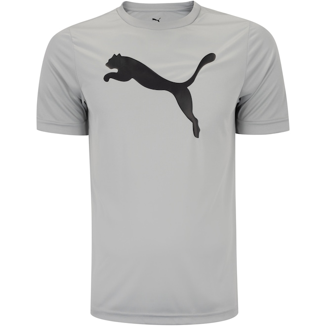 Camiseta Masculina Puma Manga Curta ESS Logo Poly - Foto 1
