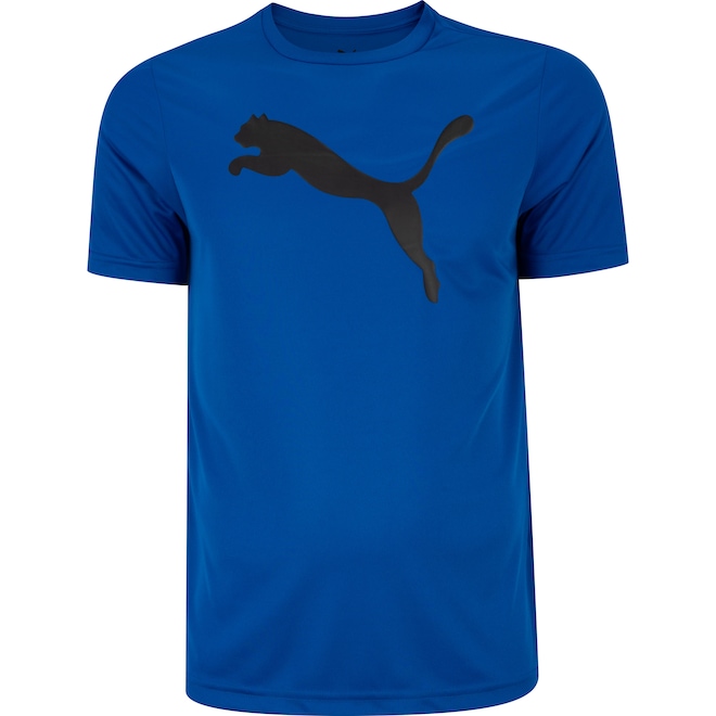 Camiseta Masculina Puma Manga Curta ESS Logo Poly - Foto 1