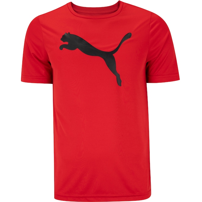 Camiseta Masculina Puma Manga Curta ESS Logo Poly - Foto 1