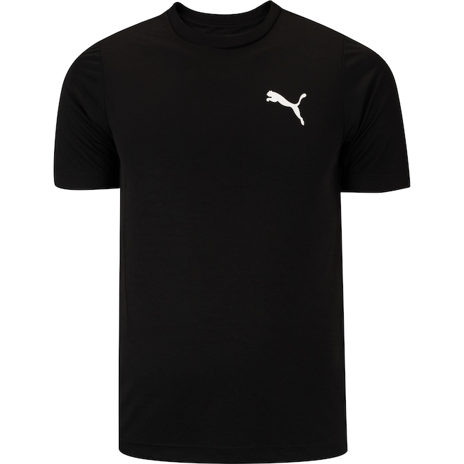 Camiseta Masculina Puma Manga Curta Ess Small Logo Poly - Foto 1