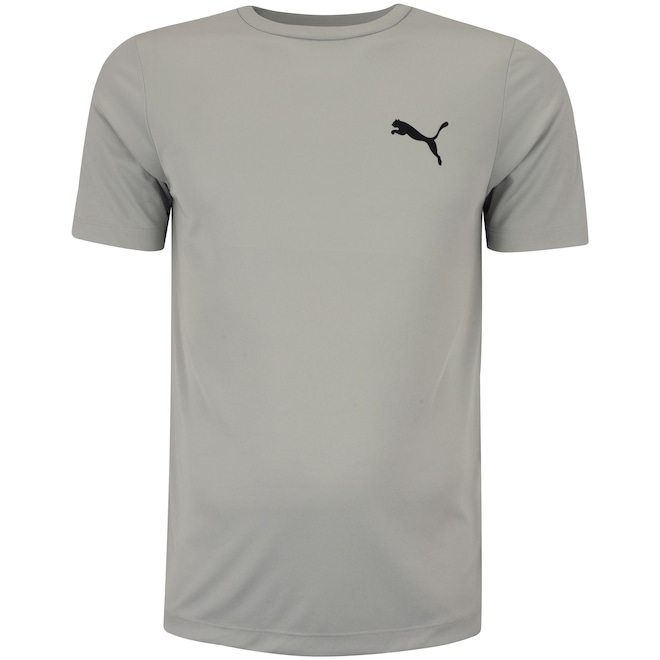 Camiseta Masculina Puma Manga Curta Ess Small Logo Poly - Foto 1