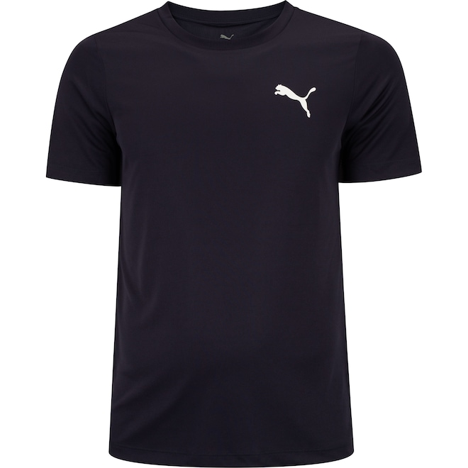 Camiseta Masculina Puma Manga Curta Ess Small Logo Poly - Foto 1