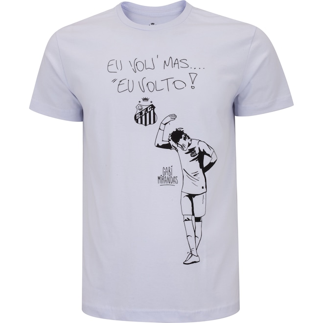 Camiseta do Santos XPS Sport Masculina Eu Volto - Foto 1