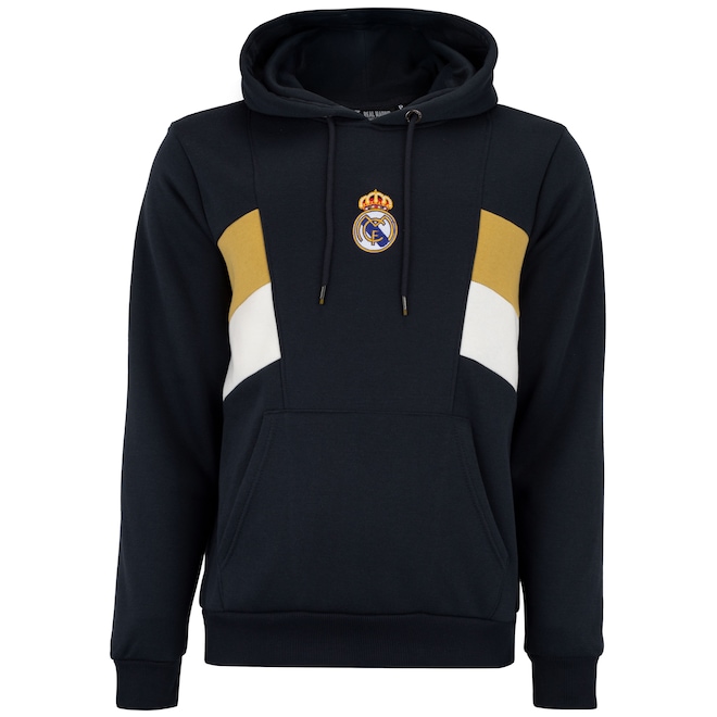 Blusa de Moletom Real Madrid Masculina - Foto 1