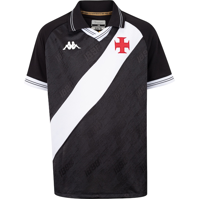 Camisa do Vasco da Gama I 25/26 Torcedor Kappa Infantil - Foto 1