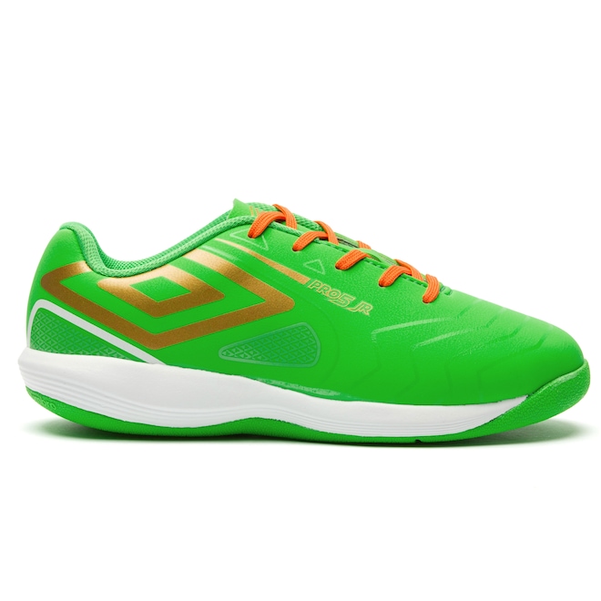 Chuteira Futsal Umbro Pro 5 Bump Saint Patricks Júnior - Foto 1