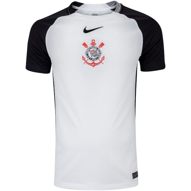 Camisa do Corinthians I 25 Nike Masculina Torcedor - Foto 1