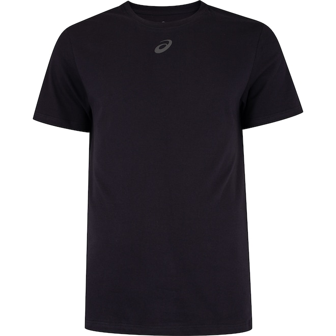 Camiseta ASICS Meia Malha Small Logo Masculina - Foto 1