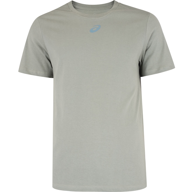Camiseta ASICS Meia Malha Small Logo Masculina - Foto 1