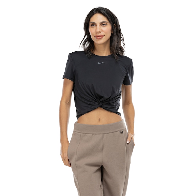 Camiseta Nike One Classic Cropped Feminina - Foto 1