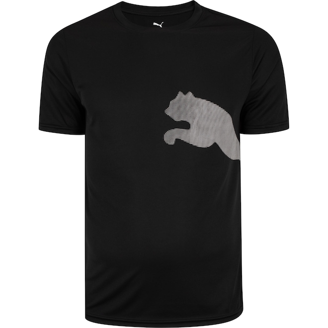 Camiseta Masculina Puma Manga Curta Tad Big Logo - Foto 1