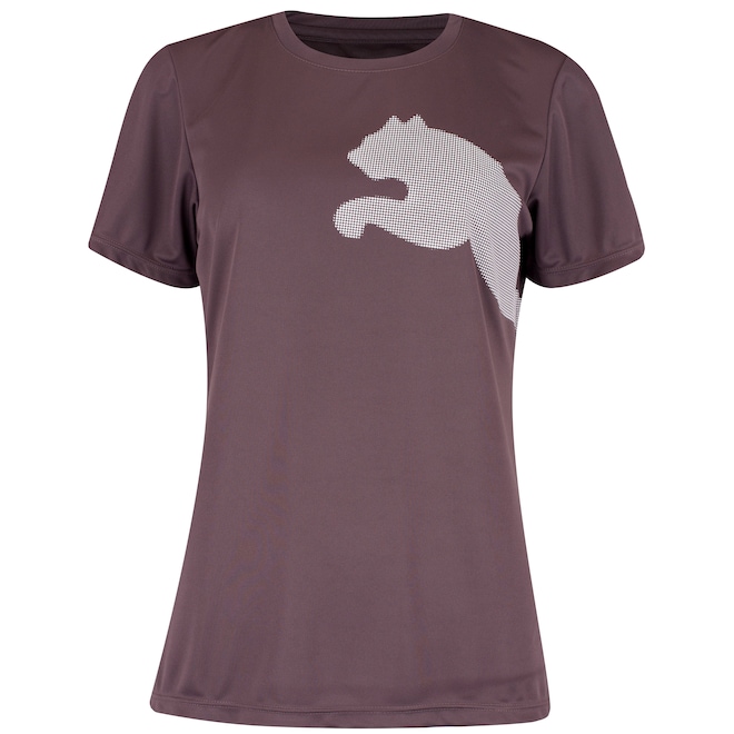 Camiseta Feminina Manga Curta Puma Tad Big Logo Jersey - Foto 1