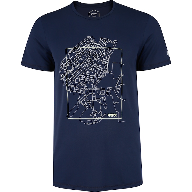 Camiseta ASICS Estampada Masculina - Foto 1