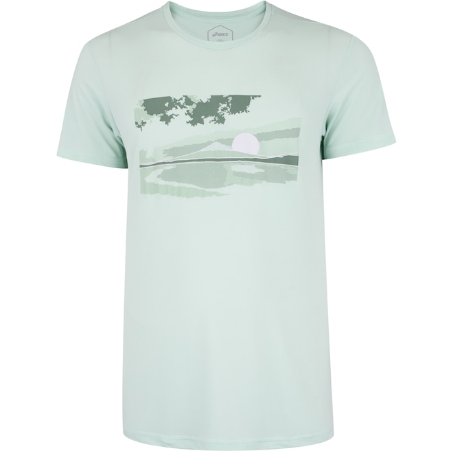 Camiseta ASICS Estampada Masculina - Foto 1