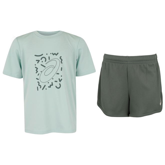 Conjunto Infantil ASICS Camiseta + Short - Foto 1