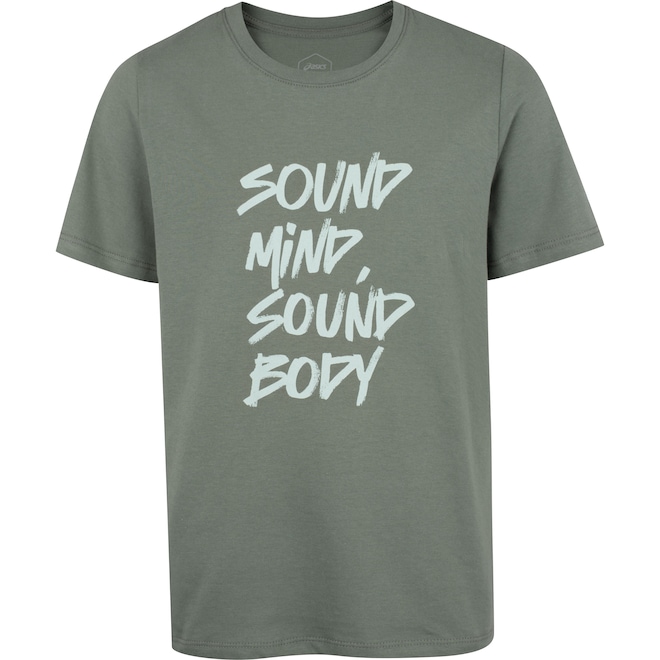 Camiseta ASICS Estampada Infantil - Foto 1