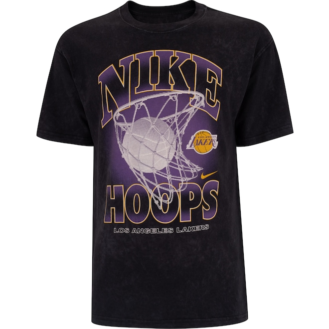 Camiseta Nike Max90 Los Angeles Lakers Masculina - Foto 1