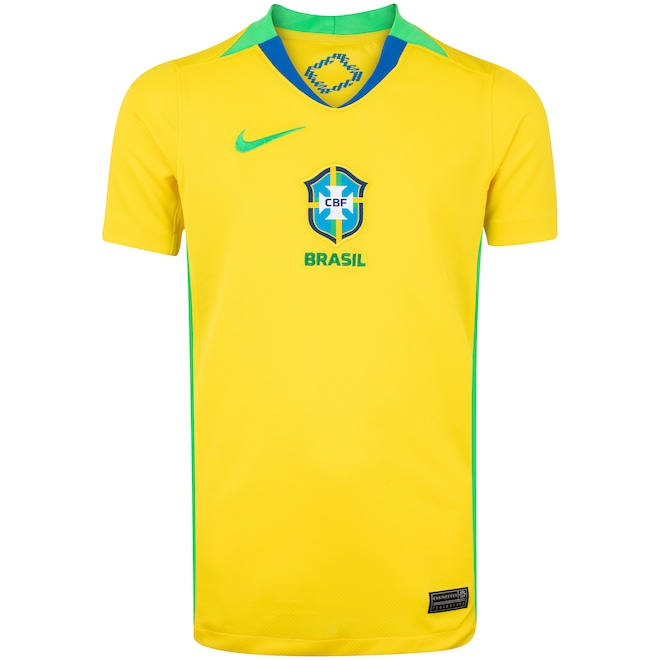 Camisa da Seleção do Brasil CBF I 25/26 Torcedor Pro Nike Infantil - Foto 1