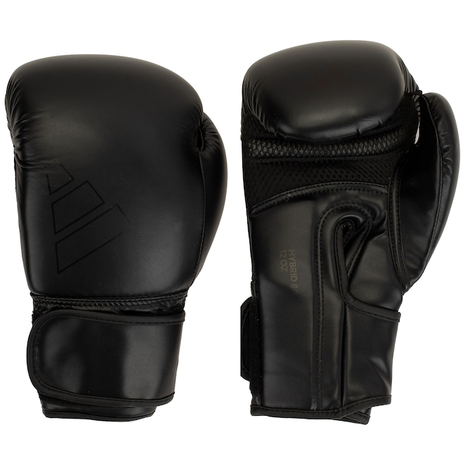 Kit Luva de Boxe Unissex Adidas Hybrid 80 12OZ - Foto 1