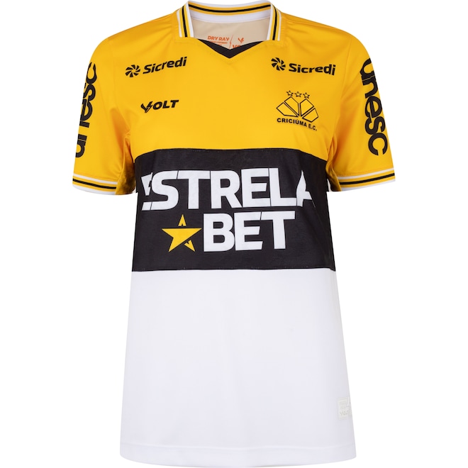 Camisa do Criciúma I 25/26 Torcedor Volt Feminina - Foto 1