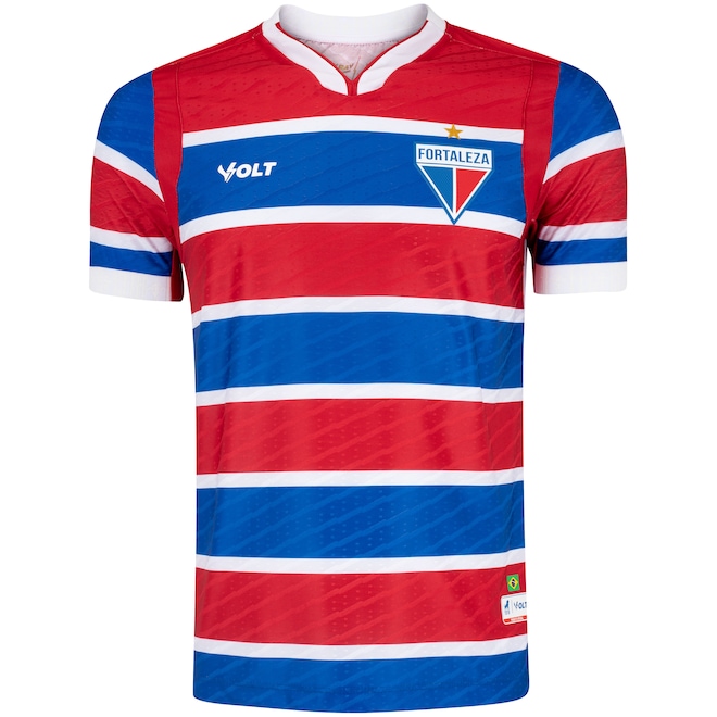 Camisa do Fortaleza I 25 Torcedor Volt Masculina - Foto 1