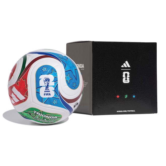 Bola de Futebol adidas Trionda Oficial da Copa do Mundo FIFA 2026 – League com Caixa - Foto 1