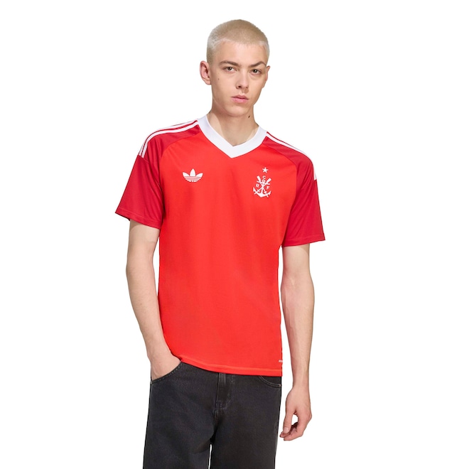 Camisa do Flamengo III 25/26 Goleiro adidas Originals Masculina - Foto 1
