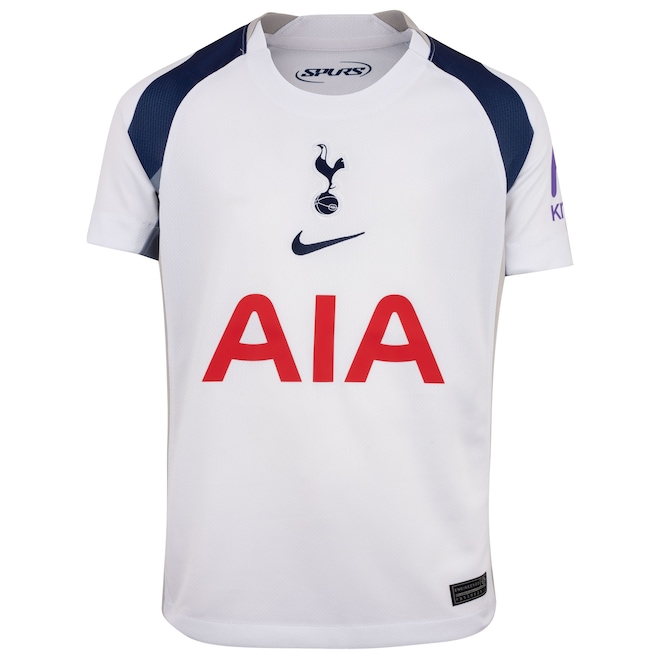 Camisa do Tottenham I 24/25 Torcedor Pro Nike Infantil - Foto 1