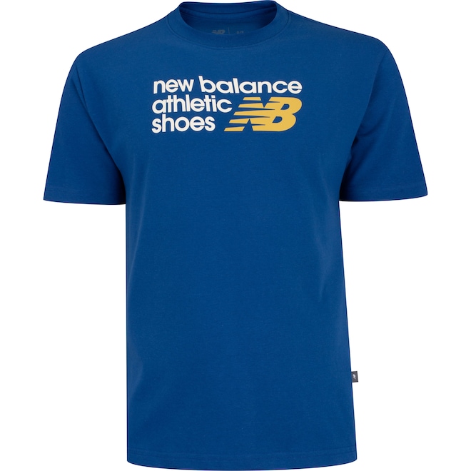Camiseta New Balance Athletics Relaxed Premium Chest Logo Masculina - Foto 1
