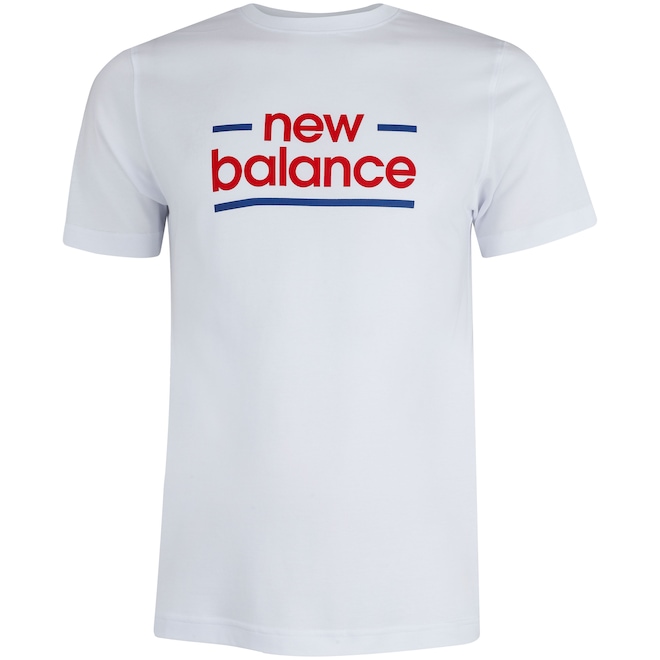 Camiseta New Balance Linear Lines Masculina - Foto 1