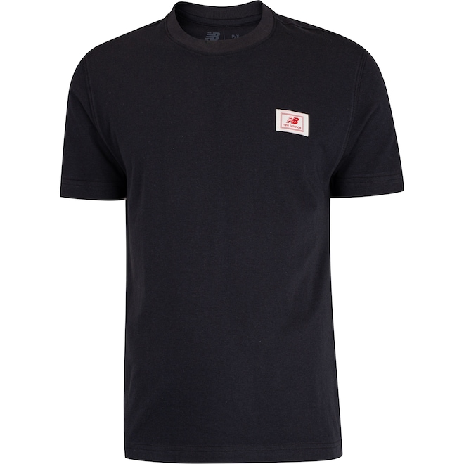 Camiseta New Balance Woven Label Masculina - Foto 1