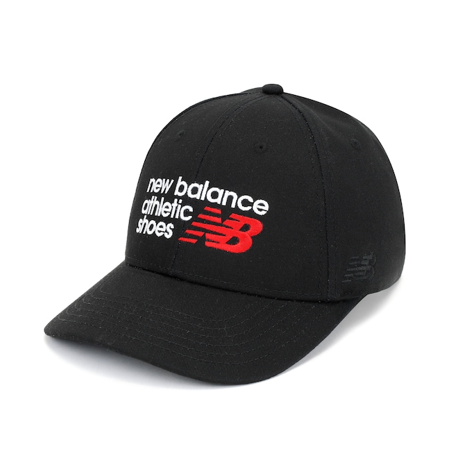 Boné Adulto New Balance 6 Panel Athletics Aba Curva - Foto 1