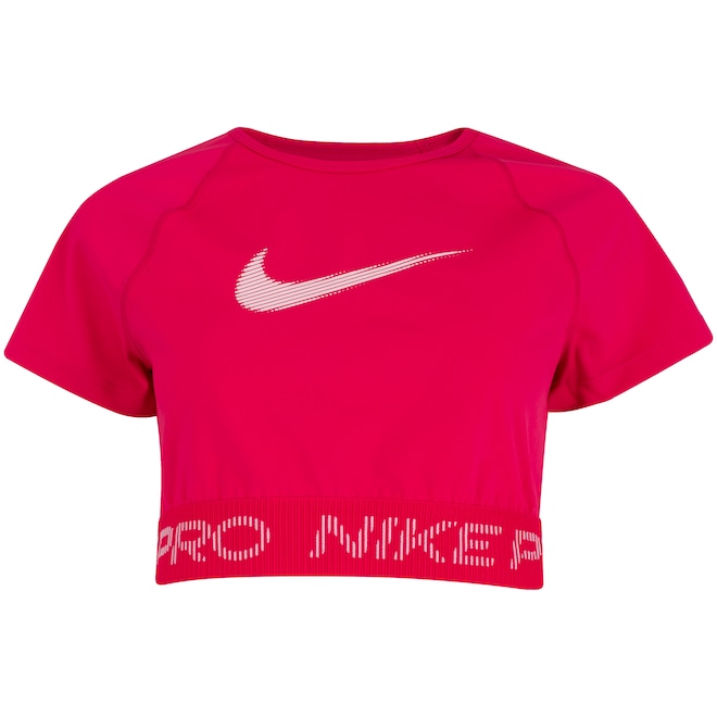 Camiseta Feminina Nike Pro Dri-FIT Tight Gráfica - Foto 1