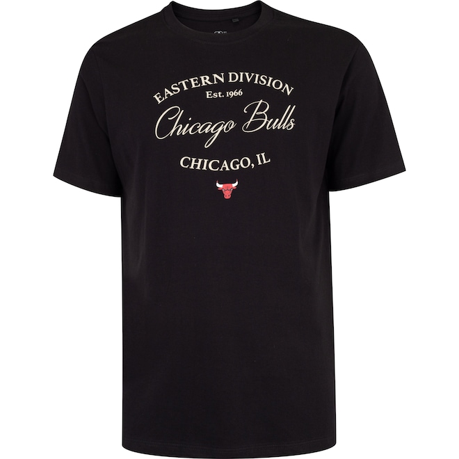 Camiseta do Chicago Bulls NBA Seal N0436 Masculina - Foto 1
