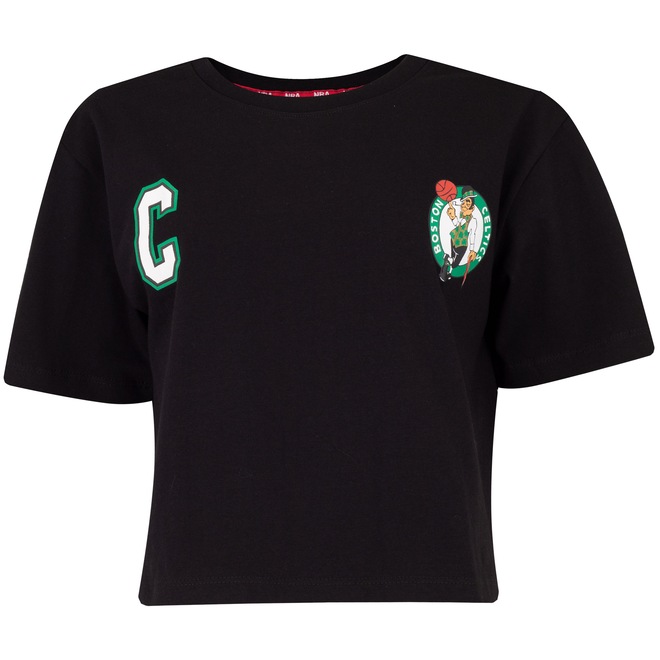 Camiseta Cropped do Boston Celtics NBA Street NB528 Feminina - Foto 1