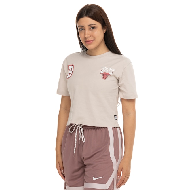 Camiseta Cropped do Chicago Bulls NBA Street Soul N939 Feminina - Foto 2