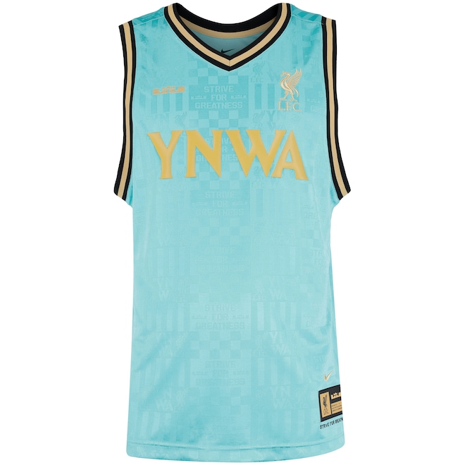Camiseta Regata Liverpool x LeBron James Nike DNA Masculina - Foto 2
