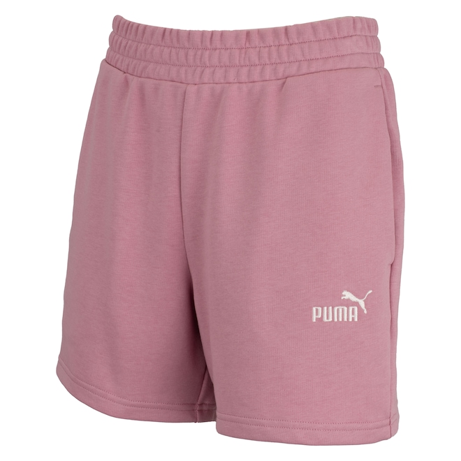 Short PUMA Essential Small No. 1 Logo 5'' High-Waist Feminino - Foto 1